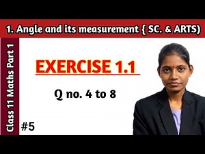 Class 11 maths part 1 chapter 1 exercise 1.1 question 4 to 8 science stream maharashtra board