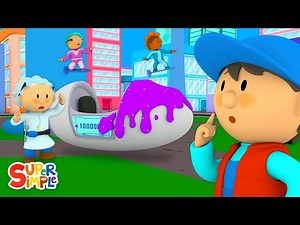 Dr. Toodleoo's Time Machine Needs a Car Wash | Carl's Car Wash | Cartoons For Kids - Videos For Kids