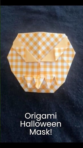 Paper Folds Into a Mask?! 🎭 #papercraft #diy