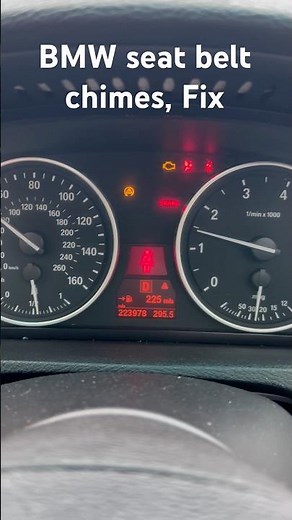 How to Fix BMW Seat Belt Chime Issue | Free Fix for Seat Belt Warning While Driving #bmwrepair