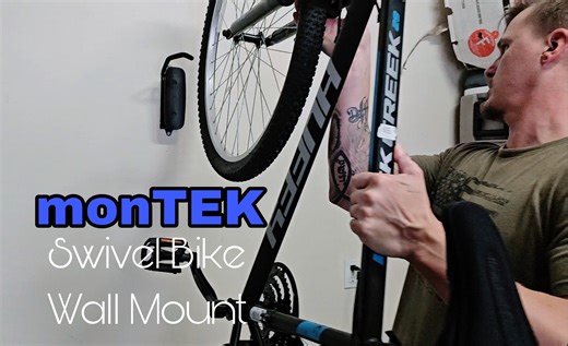 Watch MONTEK Swivel Bike Wall Mount-Free-up your valuable space  on Amazon Live