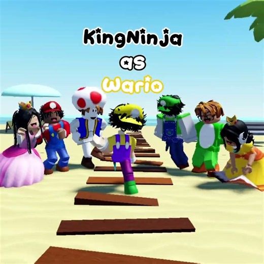 MY FRIENDS AS MARIO CHARACTERS #roblox