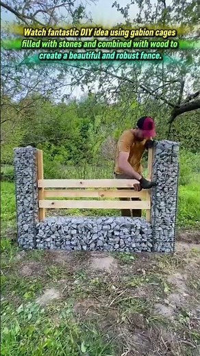 How To Construct Robust Stone Filled Backyard Gabion Fences