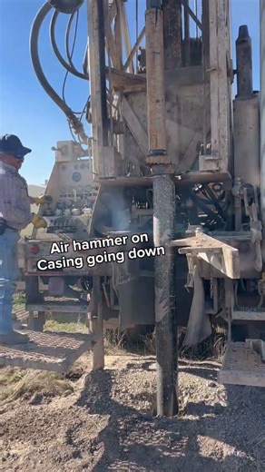 Driving Casing the RIGHT Way with an Air Hammer! #waterwelldrilling