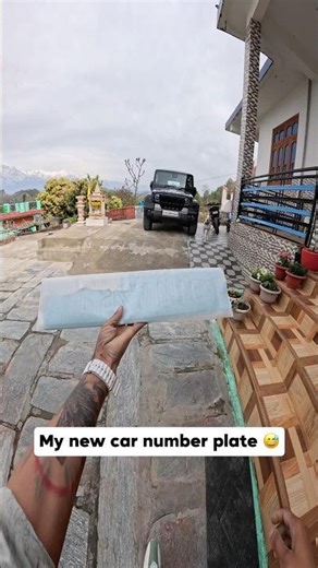 My new car number plate 🤐￼