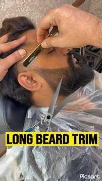 Beard ASMR trim tutorial: how to shape long beards step-by-step