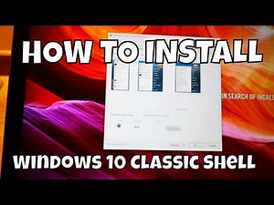 Windows Classic Shell for Windows 10 Hack