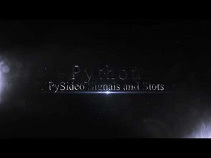 Python - PySide6 - Signals and slots