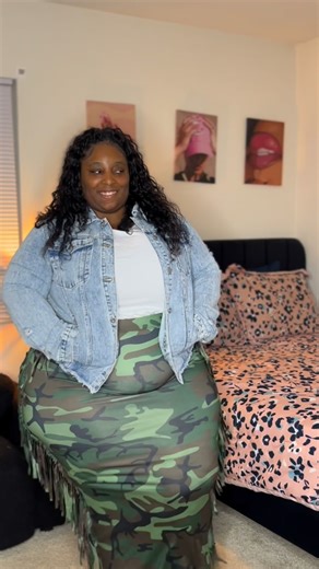 Talexia Johnson on Instagram: "Plus Size Fringe Skirt … Link 🔗 Will Be In The Comments #plussize #plussizefashion #curvy #explorepage✨ #viral"