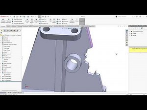 Angled Mounting Bracket Design | SolidWorks 3D Modeling Episode 29 - | CAD Tutorial