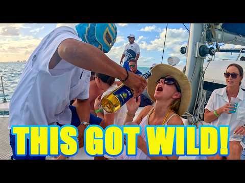 CRAZY Cancun Catamaran Tour to Isla Mujeres with Oceanix Nauticos | Things to Do in Cancun