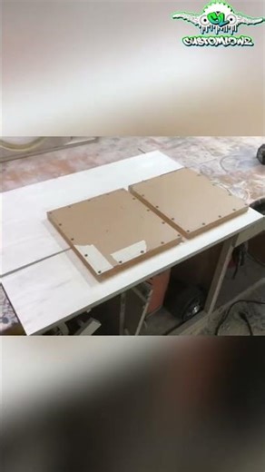 Attaching Plexiglass to a Subwoofer Box #shorts