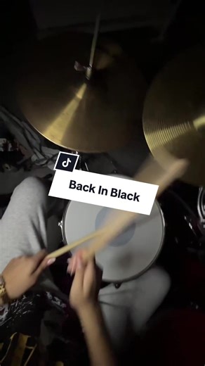 Back In Black Drum Cover Performance