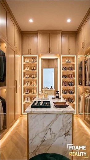 Dream Walk-in Closet Transformation! 👗✨ #interiordesign