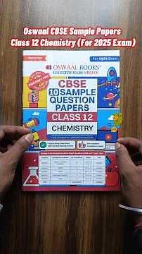 Oswaal Sample Paper Class 12 Chemistry 2024-25 | Review | Best Sample Paper Book For Class 12