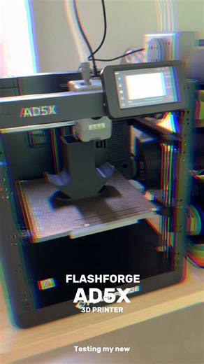 3.9K views · 29 reactions |  Flashforge AD5X 3D Printer Perfect for beginners in 2025 — your smartest choice! Why pay more? Get a powerful 3D printer for half the price of others! ✅ 40% faster printing ✅ Smooth printing ✅ Design & DIY Favorite ✅ No experience required ✨ Turn ideas into reality today & enjoy extra discounts! Shop Now https://bitl.to/52BM CODE：FFAD5M |FFAD5X | FFAD5MP | Flashforge | Facebook