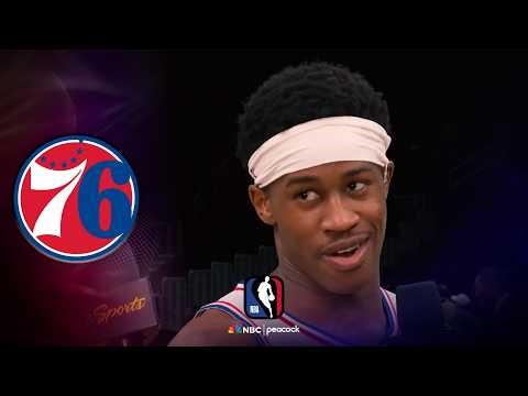 VJ Edgecombe unpacks first Game 7 experience with Philadelphia 76ers | NBA on NBC