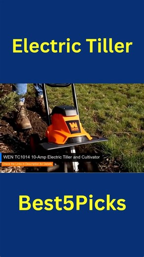 Best Electric Tiller #shorts #electrictiller #tiller