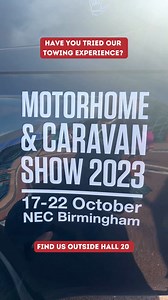 Thinking of buying a caravan? Or a little unsure about towing your caravan? Our trained team are on hand to give you a towing experience! Head out on the roads, for a real chance to see what towing is really like. Find out team outside Hall 20 to find out more! Plus ask them about our Towing Courses. | The Camping and Caravanning Club