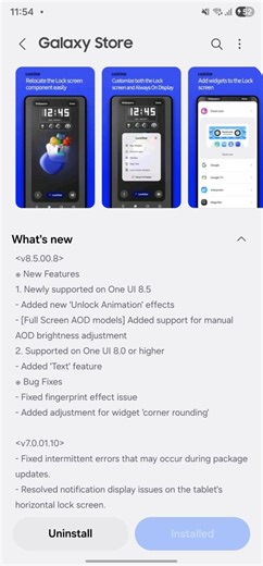 New LockStar update brings several screen unlock effects to One UI 8.5