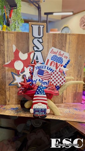 Dollar tree for the win everything in this video came from Dollar tree can you believe it? This craft is completely customizable if you would like. Everything I used in this video is currently available at Dollar tree. The skewers you can find in the kitchen aisle. The wood is from the craft aisle along with the three pack of stars. The ribbon is also in the craft aisle at my dollar tree, and then the toys that were in the beginning part of the video it comes in a three pack with the wheelbarrow