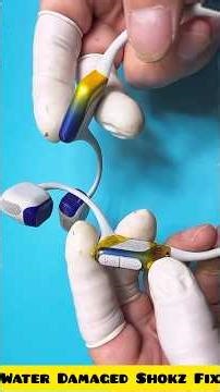 How to Fix Shokz Bone Conduction Headphones Won't Turn On or Charge (Water Damage) ​#Shokz #diytech