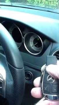 2012 Mercedes C Class remote engine start.