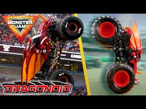 Best of Dragonoid 🔥 Monster Jam Monster Truck & Toy Stunts - Bakugan Dragonoid Compilation 2022