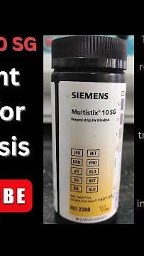 Multistix 10 SG | Reagent strips for Urinalysis | Siemens | ‪@medicallabtechnologysajal6903‬