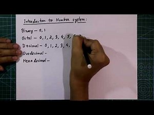 Introduction to number system in digital electronics | Digital number system
