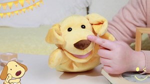 Dog Hand Puppet Puppy Muppets Plush Toys Show Developing Intelligence Gifts for Adults and Kids，10‘’