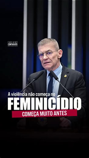 O feminicídio não surge do nada. Ele é o fim de um ciclo que começa bem antes, no isolamento, no controle, na humilhação disfarçada de cuidado. Em tudo aquilo que parece pequeno mas vai apagando a mulher aos poucos. Fui delegado por 27 anos e aprendi que reconhecer esses sinais cedo é o que salva vidas. Por isso sigo lutando por leis mais rígidas e por uma sociedade que saiba identificar a violência antes que ela chegue ao ponto de não ter volta. 📞 Em caso de violência contra a mulher, ligue 18