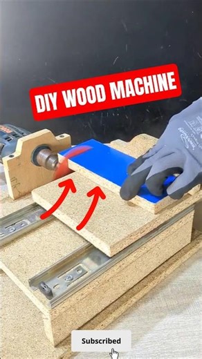 How to Build & Use a Mini Table Saw for Wood Cutting #shorts