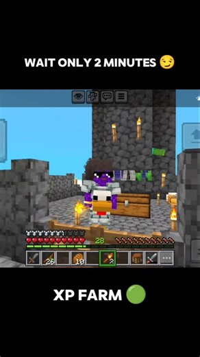 Minecraft PE XP Farm | Easy Unlimited XP Farm (Survival Day 21 #minecraft )