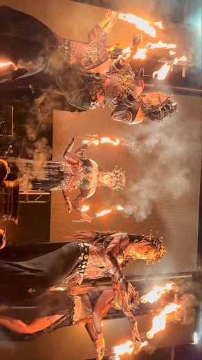 Tiare Valouria on Instagram: "@valourian.theatre dancing with flames for @shadyrestcampout at @oregoncountryfair 2025 🔥🔥🔥 Hot magick ⚡️⚡️⚡️ Catch us next at THE WITCHES BALL OF THE WEST October 18TH 🥀 by @atrium.mystique at the @startheaterpdx This ring of fire includes: @tiare.valouria @autumn_kalimah @lisa.revolusia @mycelium_maiden @hawkmoth_designs @pheline_aspex @aylahibiscus & @o.o_angela_o.o 🎥 @niko_nocturnal Music: CULT by @podvalcapella . . . ."