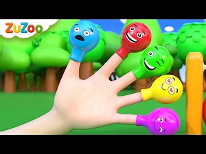 Finger Family Where Are You? - Balloon Finger Song For Kids | ZuZoo Nursery Rhymes & Kids Songs