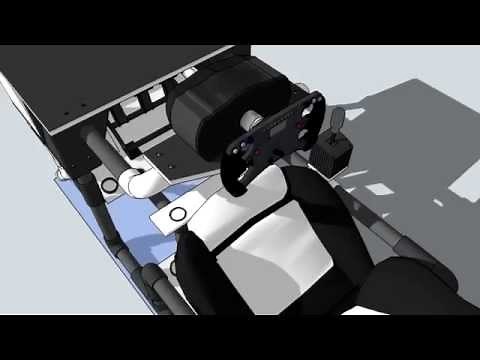 Polymorphic PVC cockpit for SimRacing (15)