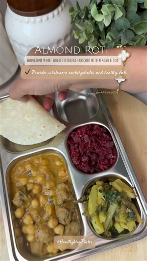 ✨BALANCED MEAL SERIES - DAY 96✨Wholesome Veg Protein Thali 🌿
