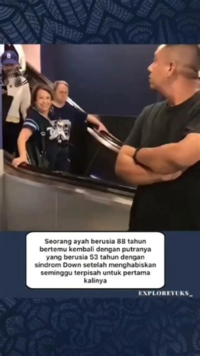 Ayah 88 tahun bertemu anaknya down sindrom 53 tahun
