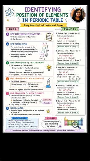 Periodic Table Shortcut: Find Group & Period Instantly! ✅