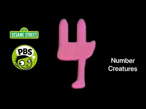 Sesame Street-Number Creatures #4 (Fanmade)