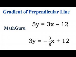 Finding the Gradient of Perpendicular Lines | Ex. 2