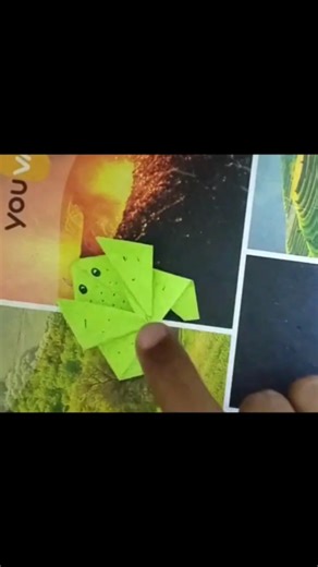 DIY - Jumping Frog Origami |PaperJumping Frog |Paper Frog Making| #premavathisongs