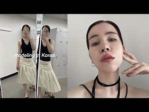 Model work in Korea | Photoshoot & fitting for Korean fashion brand | Life in Seoul VLOG