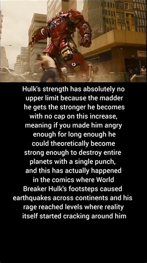 Hulk’s Anger Has No Known Upper Limit#shorts