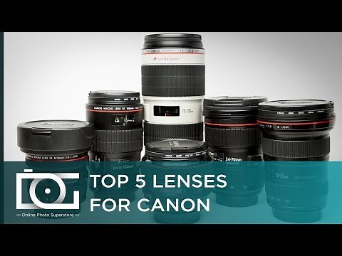 Canon Lenses: Best Canon Camera Lenses | Top 5 Canon Rebel EF / EF-S Lenses For Beginners