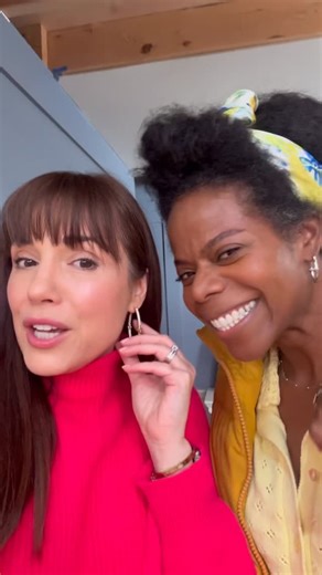 Sandra Bennett QVC on Instagram: "I just got an early Christmas present! Lia of @valenciakeydesign and I found out our Limitless Hoops are in a new @betplus movie starring @imjacinth and @angelaperymonmodel! Love After The Holidays debuts tomorrow and we’ll be presenting our earrings on QVC at 1pm ET. Can’t wait! ✨🎉 #christmasmovie #hoopearrings #jewelrygifts"