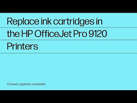 How to replace ink cartridges in the HP OfficeJet Pro 9120 printer series | HP Support