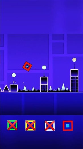 Which Cube Can Beat This Level in Geometry Dash? 😱 | #geometrydash #shorts