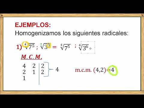 Homogenización de radicales
